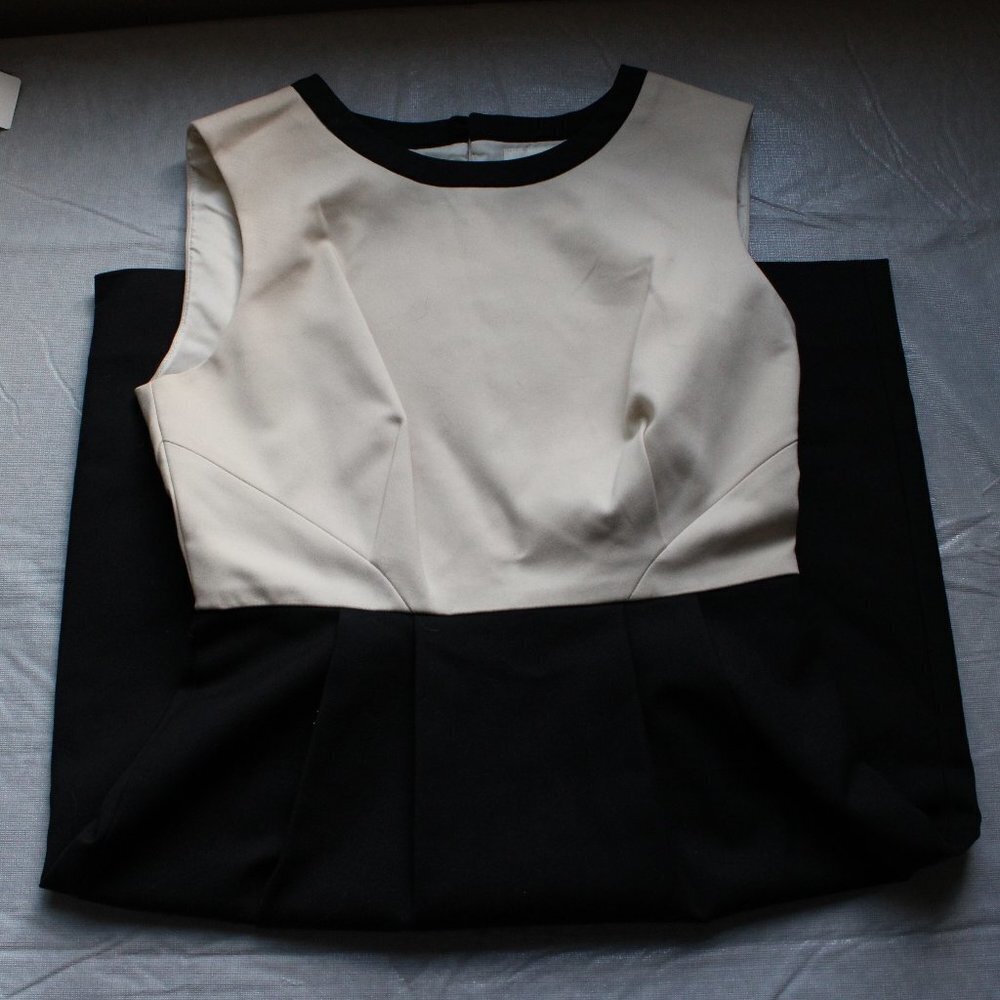 Kate Spade New York Sheath Dress 00 Cream and Black